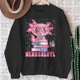 Axolotl Books Readsalotl Reading Bookworm Boys Girls Kids Sweatshirt Gifts for Old Women