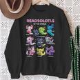 Axolotl Kawaii Readsolotl Of The World Axolotls Read Book Sweatshirt Gifts for Old Women
