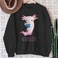 AXOLOTL Reads a Book READOLOTL Bookworm Axolotl Sweatshirt Gifts for Old Women AXOLOTL Reads a Book READOLOTL Bookworm Axolotl Sweatshirt Gifts for Old Women