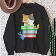 Back To School Kawaii Cat School Books Homework For Men Women Kids Sweatshirt Gifts for Old Women