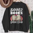 Banned Books Social Club Sweatshirt Gifts for Old Women