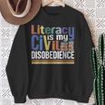 Banned Books Week Read Reading Book Lover Librarian Sweatshirt Gifts for Old Women
