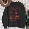 Beautiful Bookshelf Art Japanese Style Or Book Lovers Sweatshirt Gifts for Old Women