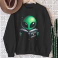 Believe In YourSelf Cute Alien Reading Book Sweatshirt Gifts for Old Women Believe In YourSelf Cute Alien Reading Book Sweatshirt Gifts for Old Women