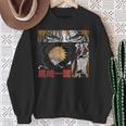 Bleach Graphic Ichigo Comic Book Style Anime Sweatshirt Gifts for Old Women
