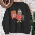 This Is My Book Character Costume- Pigeon Kids Reading Sweatshirt Gifts for Old Women