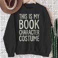This Is My Book Character Costume Sweatshirt Gifts for Old Women