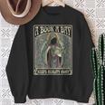 A Book a Day Keeps Reality Away Reading Lover Tarot Card Sweatshirt Gifts for Old Women