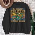 Book Dragon Kids Bookworm Sweatshirt Gifts for Old Women