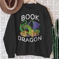Book Dragon Smart Readers Sweatshirt Gifts for Old Women