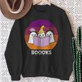 Book Ghost Reading Halloween Teacher For Men Women Sweatshirt Gifts for Old Women