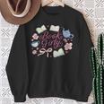Book Girly Aesthetic For Coquette Book Lover And Reader Sweatshirt Gifts for Old Women