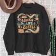 Book Lover Coffee Plants Retro Cozy Succulent Reading Groovy Sweatshirt Gifts for Old Women Book Lover Coffee Plants Retro Cozy Succulent Reading Groovy Sweatshirt Gifts for Old Women