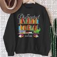 Book Lover Distracted By Books & Dragons Bookworm Sweatshirt Gifts for Old Women
