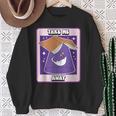 Book Lover Goose Take Me Away UFO Book Humor Sweatshirt Gifts for Old Women