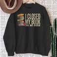 Book Lover For Men Women Reader Cool Librarian Sweatshirt Gifts for Old Women