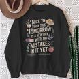 Book Lover Tomorrow Quote Anne Shirley Sweatshirt Gifts for Old Women