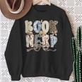 Book Nerd Coquette Bow Booktrovert Reading Lover Bookish Sweatshirt Gifts for Old Women