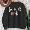 Book Nerd School Librarian Library Bibliophile Reading Sweatshirt Gifts for Old Women