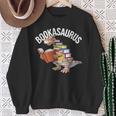 Book Reading Dinosaur T-Rex Dino Bookworm Sweatshirt Gifts for Old Women