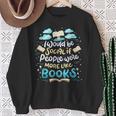 Book Reading Lover Quote I Would Be Social Reader Sweatshirt Gifts for Old Women Book Reading Lover Quote I Would Be Social Reader Sweatshirt Gifts for Old Women