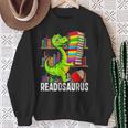 Book Readosaurus Dinosaur Books Library Reading Lovers Sweatshirt Gifts for Old Women