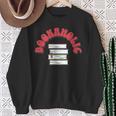 Bookaholic Book Lovers Librarian Teacher Book Reader Sweatshirt Gifts for Old Women