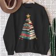 All Booked For Christmas Book Sweatshirt Gifts for Old Women