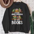 Bookish Book Lover Bookworm Abibliophobia Sweatshirt Gifts for Old Women