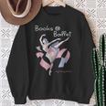 Books & Ballet Sweatshirt Gifts for Old Women