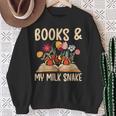 Books & My Milk Snake Owner Milk Snake Lover Milk Snakes Sweatshirt Gifts for Old Women