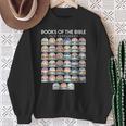 Books Of The Bible Old Testament Christian Bible Reader Sweatshirt Gifts for Old Women Books Of The Bible Old Testament Christian Bible Reader Sweatshirt Gifts for Old Women