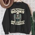 Books Bibliophile Librarian Library Literature Bookworm Sweatshirt Gifts for Old Women