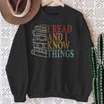 Books Book Lovers Book Lovers Reading Bookworm Sweatshirt Gifts for Old Women