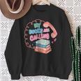 My Books Are Calling Book Lover Quote Sweatshirt Gifts for Old Women