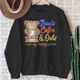 Books Coffee & Owls Are My Happy Place Book Lovers Sweatshirt Gifts for Old Women Books Coffee & Owls Are My Happy Place Book Lovers Sweatshirt Gifts for Old Women