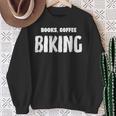 Books Coffee Biking Sweatshirt Gifts for Old Women