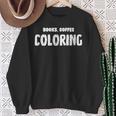 Books Coffee Coloring Sweatshirt Gifts for Old Women Books Coffee Coloring Sweatshirt Gifts for Old Women