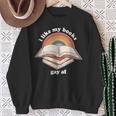 I Like My Books Gay AF LGBTQ Pride Read Diverse Quote Sweatshirt Gifts for Old Women I Like My Books Gay AF LGBTQ Pride Read Diverse Quote Sweatshirt Gifts for Old Women