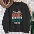 Books The Original Handheld Device Sweatshirt Gifts for Old Women Books The Original Handheld Device Sweatshirt Gifts for Old Women