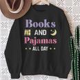 Books And Pajamas Book Pajama Sweatshirt Gifts for Old Women