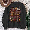 Books And Pumpkin Spice Cute Fall Aesthetic Sweatshirt Gifts for Old Women