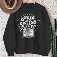 Books Reading Book Lover Alphabet Literature Reader Sweatshirt Gifts for Old Women