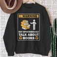 Books Reading Lovers Bookworm Librarian Book Nerd Read Sweatshirt Gifts for Old Women