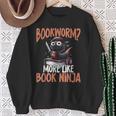 Bookworm For Book Lover Reading Librarian Sweatshirt Gifts for Old Women