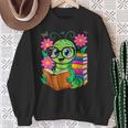 Bookworm Costume Kawaii Reading Worm For World Book Day Sweatshirt Gifts for Old Women