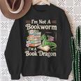 Bookworm I'm A Book Dragon Fantasy Reader Lover Bookish Sweatshirt Gifts for Old Women Bookworm I'm A Book Dragon Fantasy Reader Lover Bookish Sweatshirt Gifts for Old Women