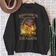 Bookworm Please I'm a Book Dragon Dragon Books Lovers Sweatshirt Gifts for Old Women