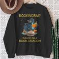 Bookworm Please I'm A Book Dragon Sweatshirt Gifts for Old Women Bookworm Please I'm A Book Dragon Sweatshirt Gifts for Old Women