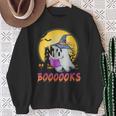 Boooks Cute Ghost Book Reading Halloween 2022 Teacher For Men Women Kids Sweatshirt Gifts for Old Women
